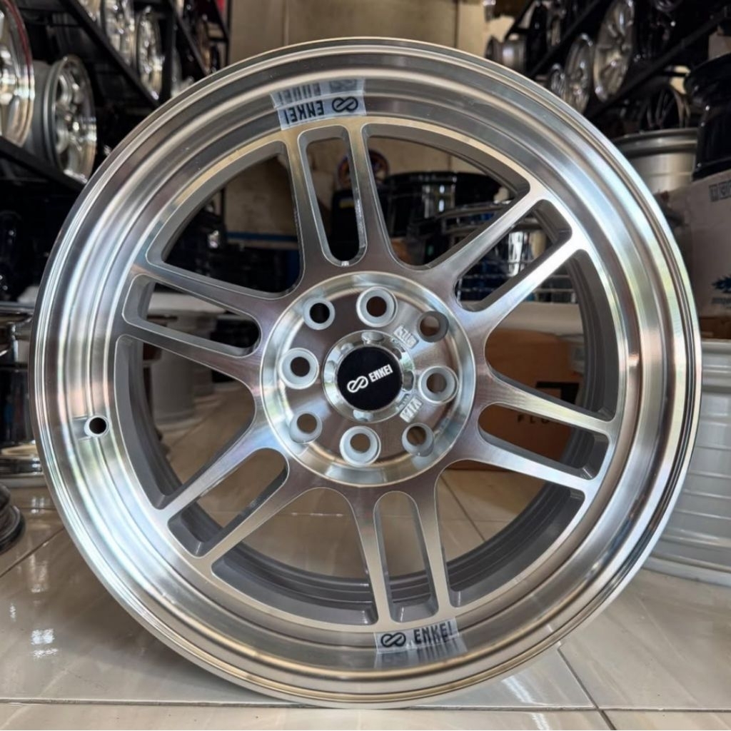 velg ring 16 ENKEI RPF1 FACE 2 lebar 7 pcd 4x100 - 4x114,3 velg racing r16 avanza Xenia velg mobil r