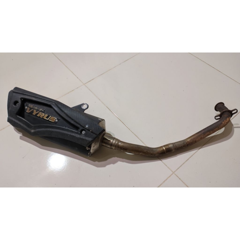 knalpot vyrus xenon fulsistem original