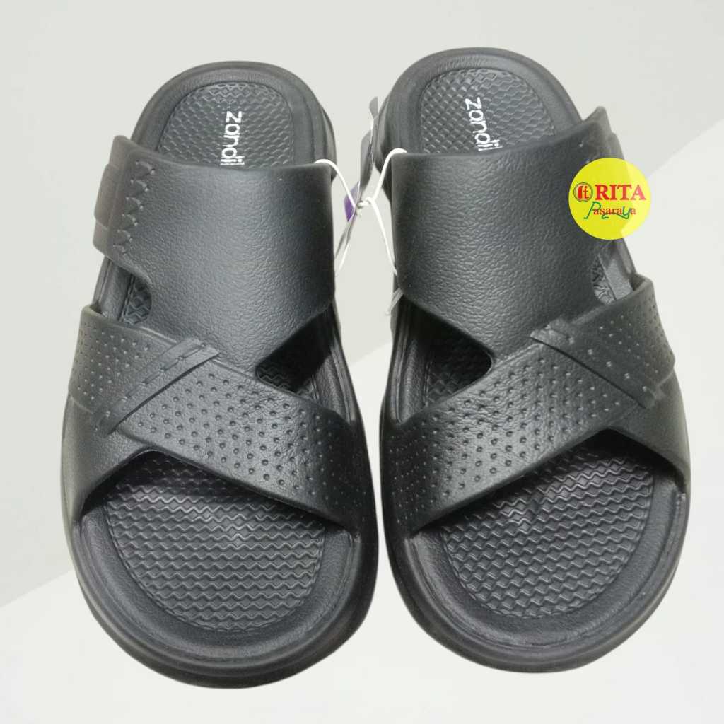 Zandilac Sandal Slop Pria / Sandal Slip On Pria