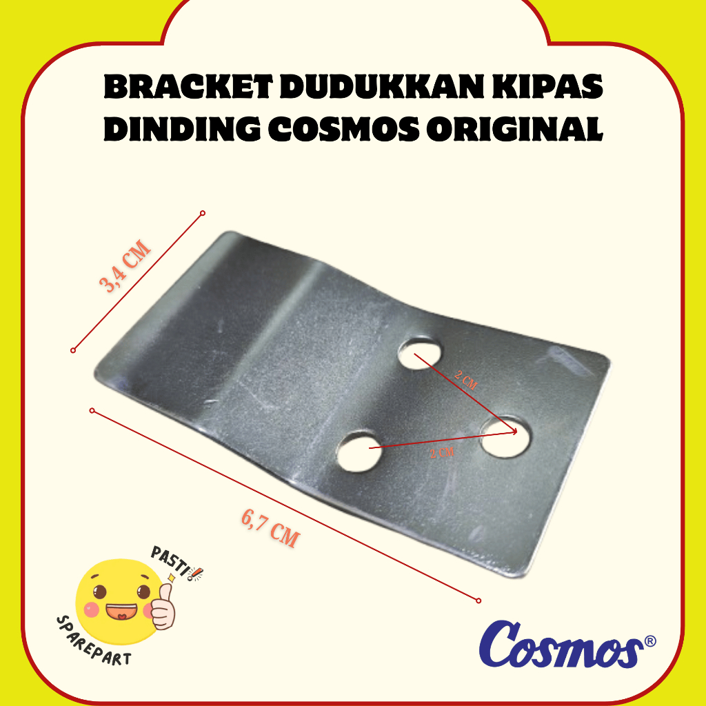 BRACKET DUDUKAN KIPAS DINDING COSMOS ORIGINAL
