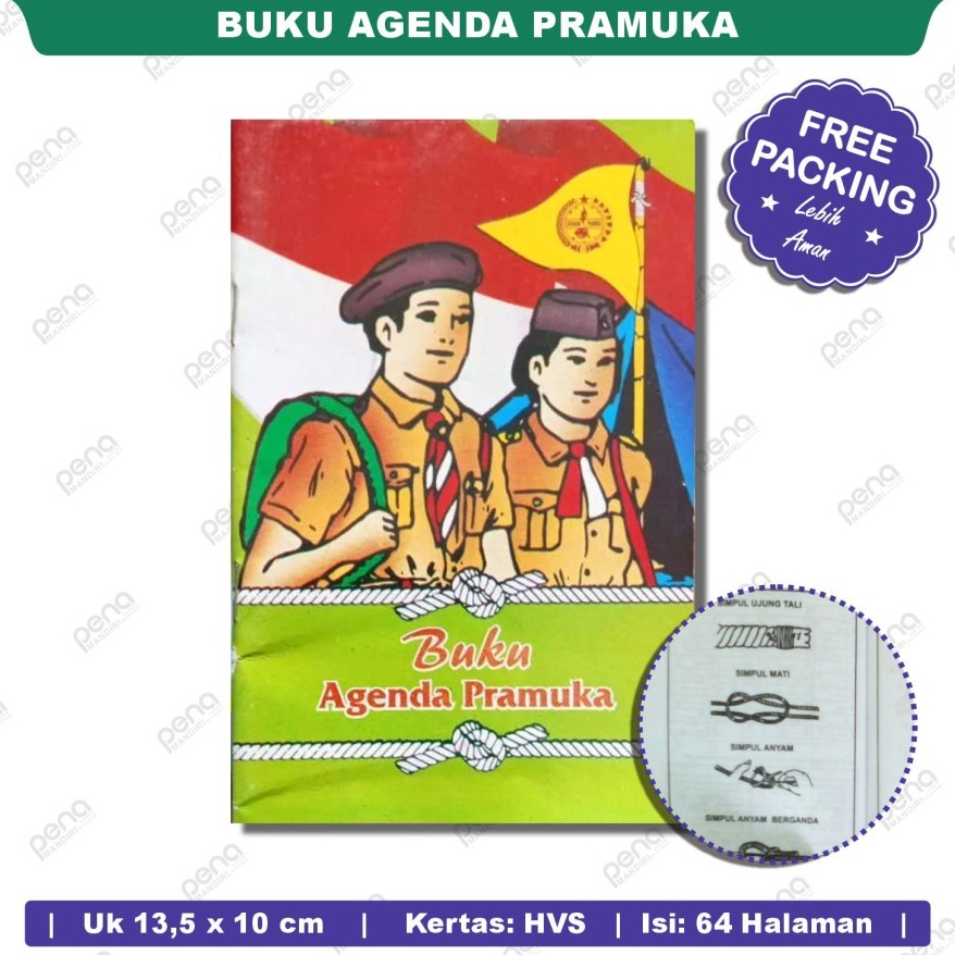 Buku Pramuka Buku Agenda Pramuka 64 halaman buku Agenda hvs