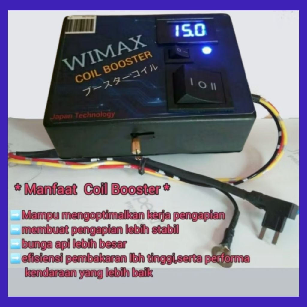 Power coil booster, mobil lebih bertenaga, Pengapian lebih besar, Irit Bahan Bakar tegangan bisa dia