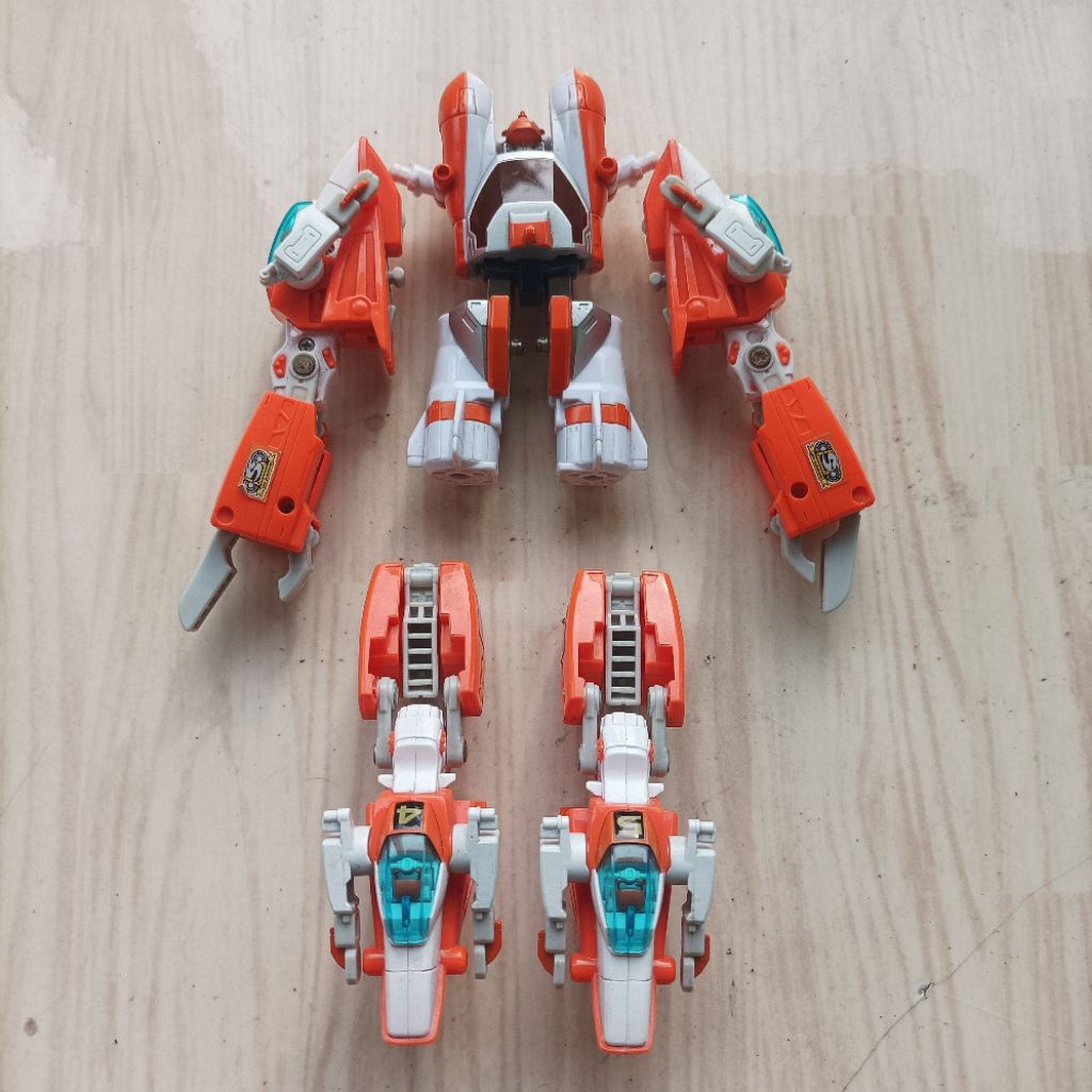 Original Bandai Machine Robo Rescue Mainan Action Figure