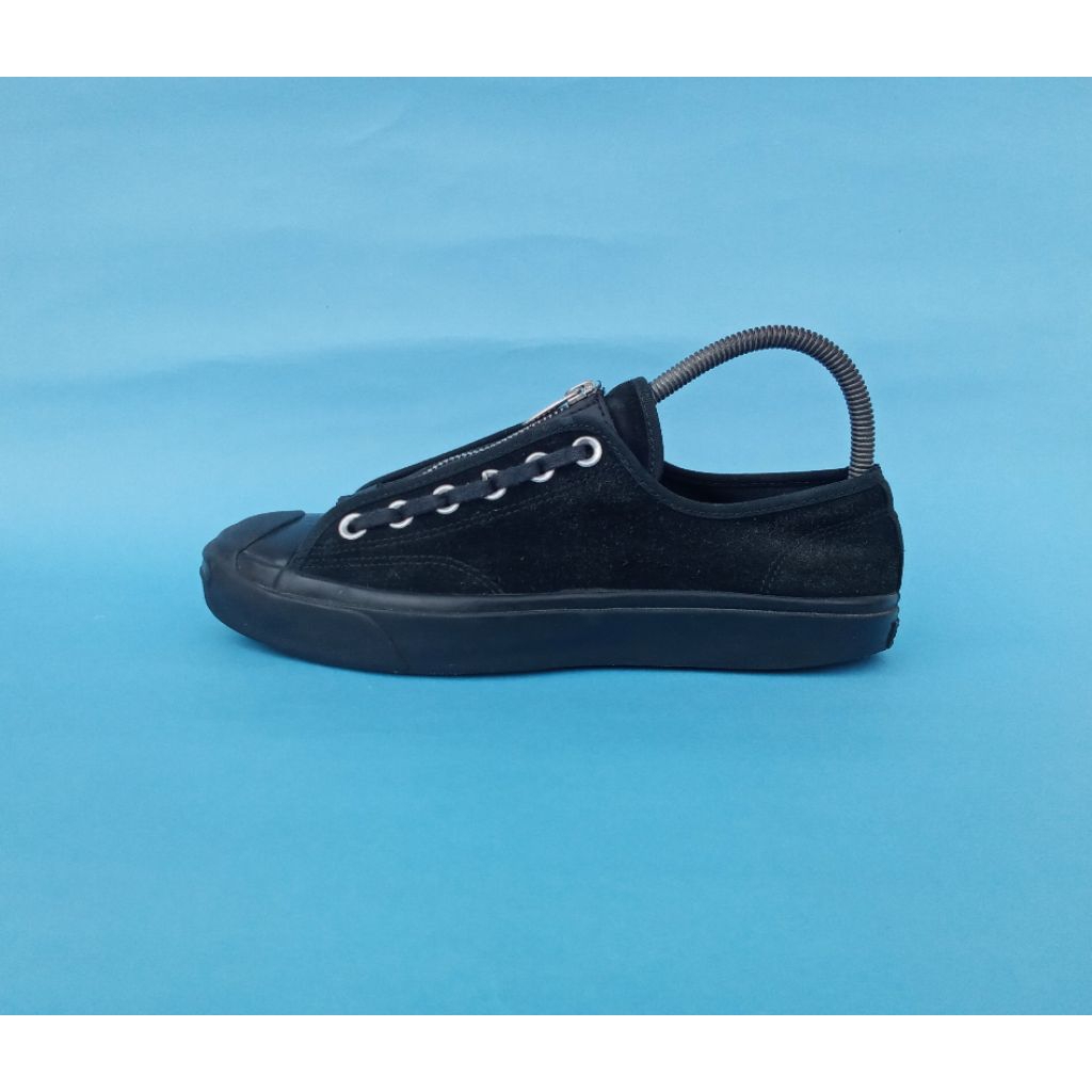 Converse Jack Purcell Zip Black Suede