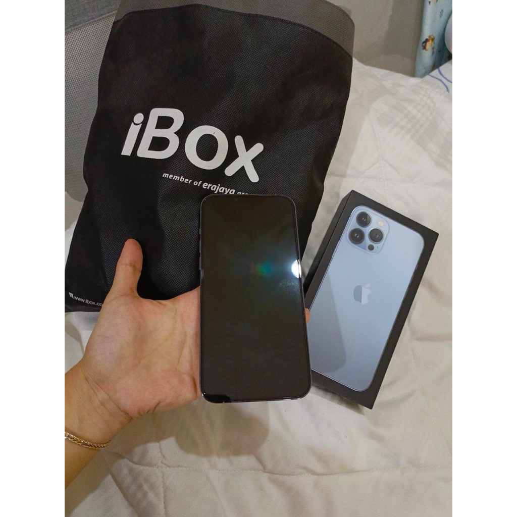 IPHONE 13 PROMAX SECOND 128GB IBOX SIERA BLUE