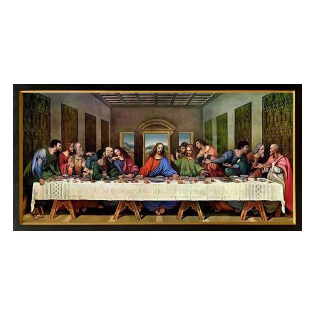 Poster Perjamuan Terakhir Leonardo da Vinci - Premium UK 90x50CM