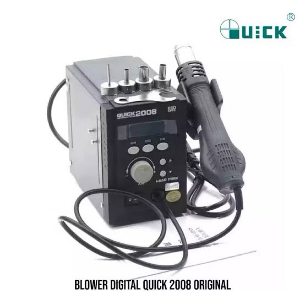 BLOWER QUICK 2008 700W SOLDERING AIR STATION TOOLS SERVICE HP ORIGINAL TERMURAH