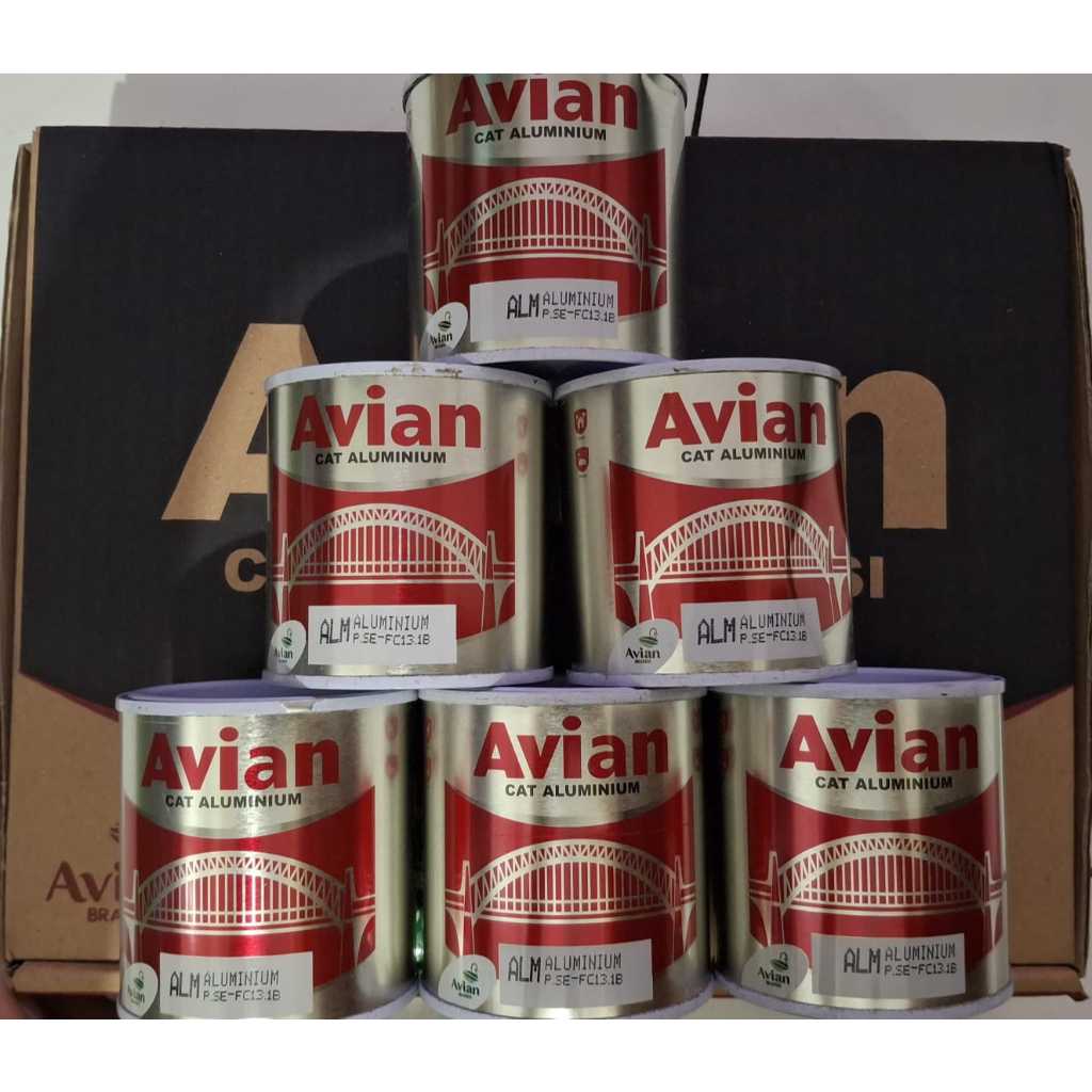 Cat Aluminium Avian 100cc,200cc,1/2Kg - Tahan Panas, Chrome Finish, Perlindungan Maksimal
