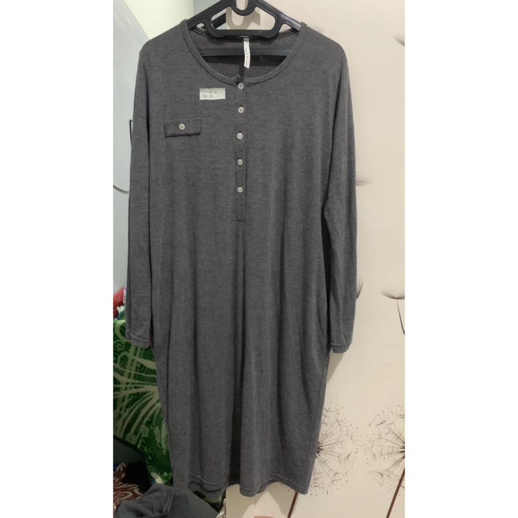preloved kaos daster lengan panjang