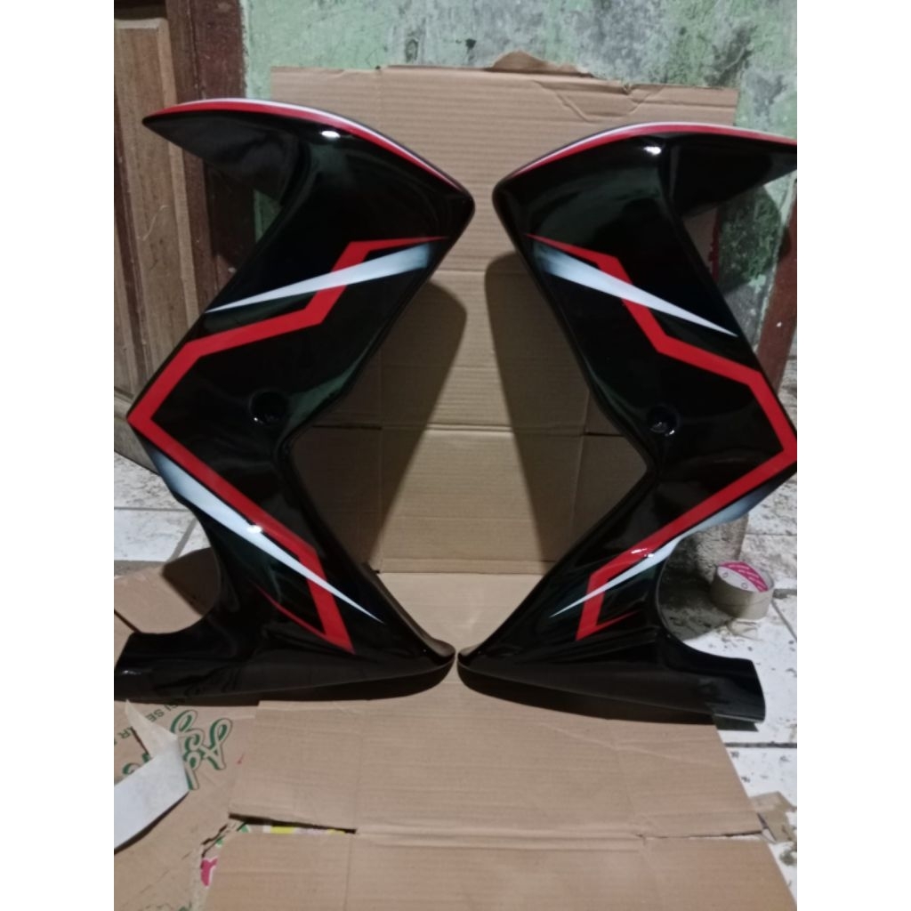 half atau fairing sayap New Megapro
