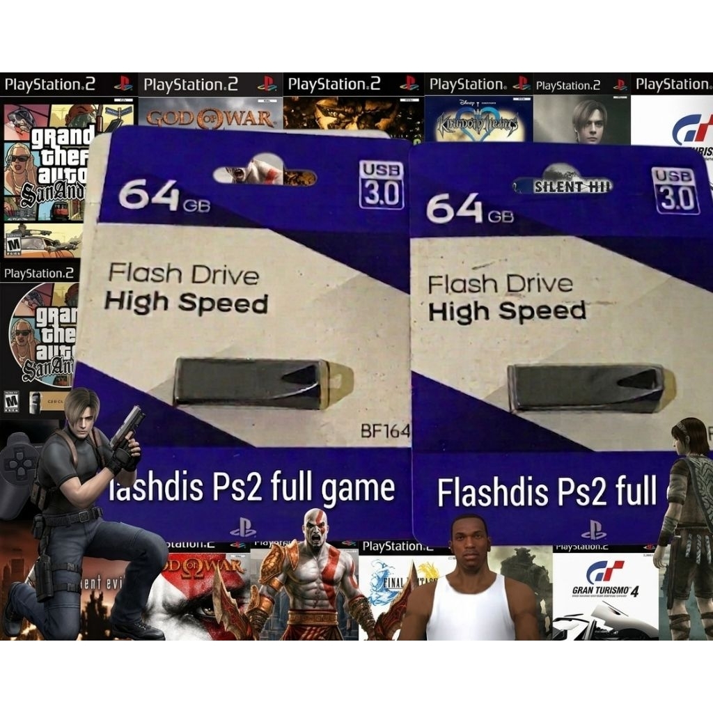 FLASHDISK 64GB PS2 Full Game
