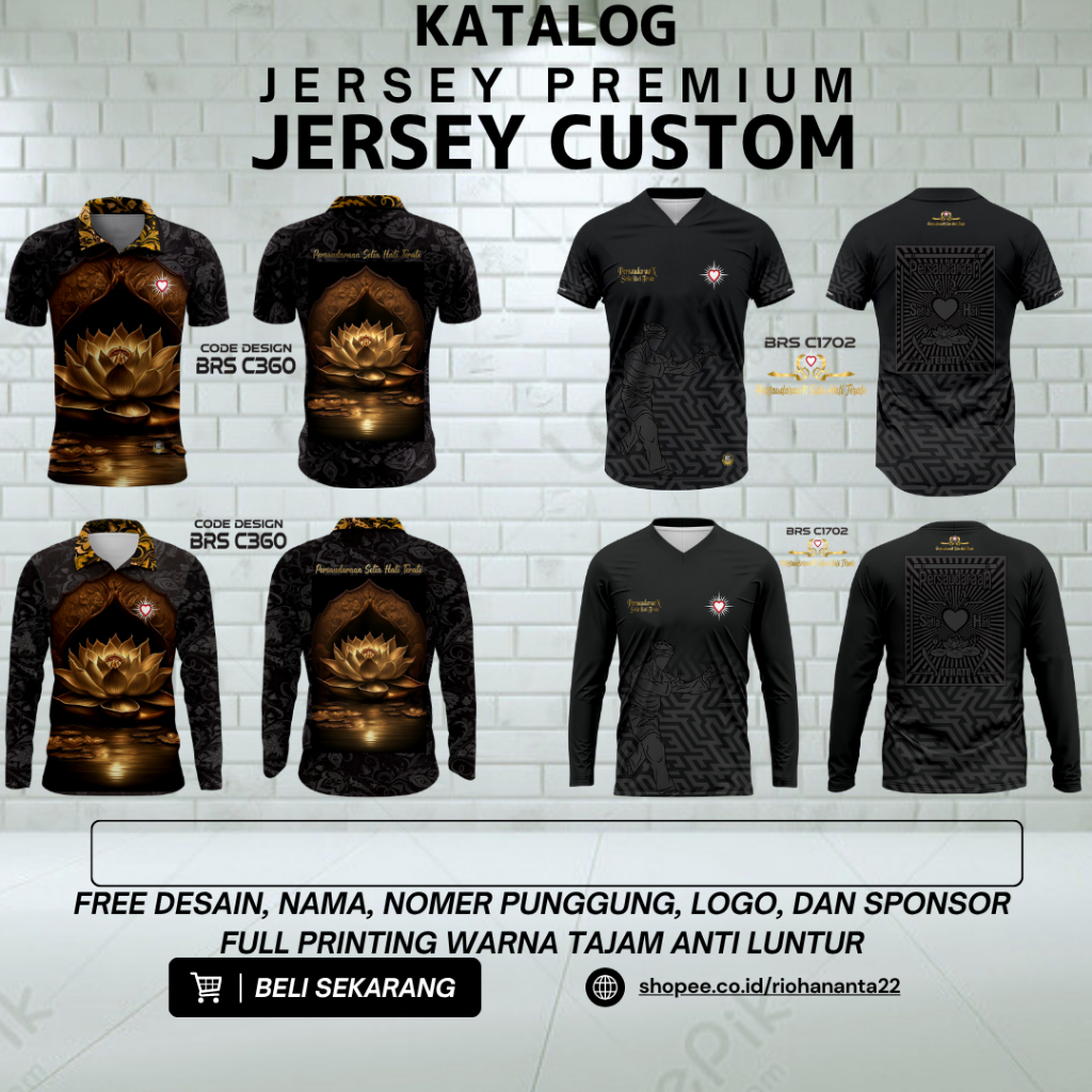 Kaos psht / Kaos Jersey psht / Batik psht / JERSEY PREMIUM FREE CUSTOM