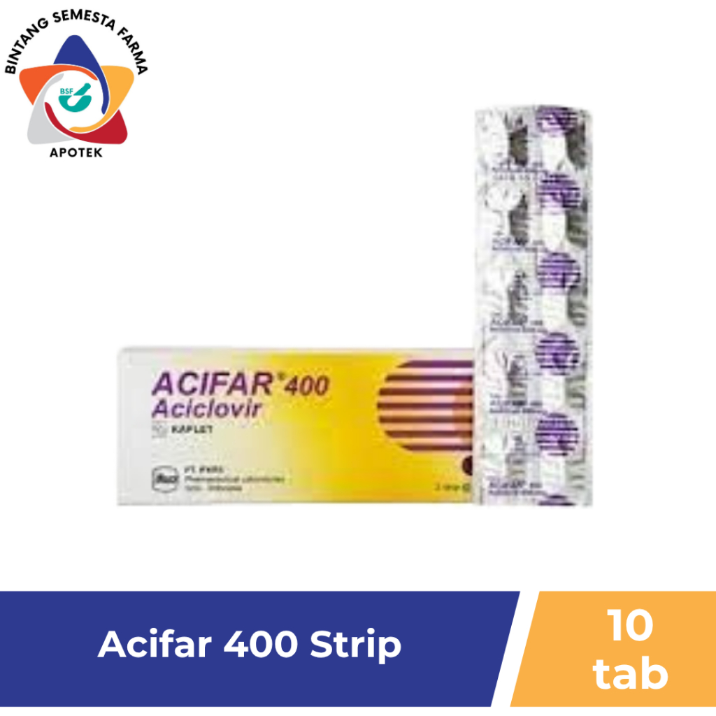 ACIFAR 400 400 MG 1 STRIP @ 10 KAPLET
