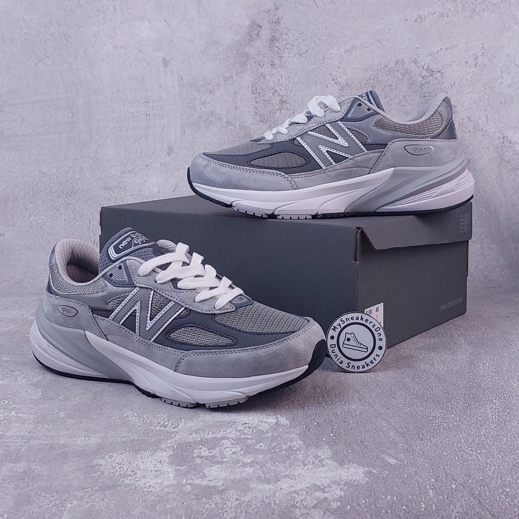 Sepatu Kasual NB 990V6 Grey