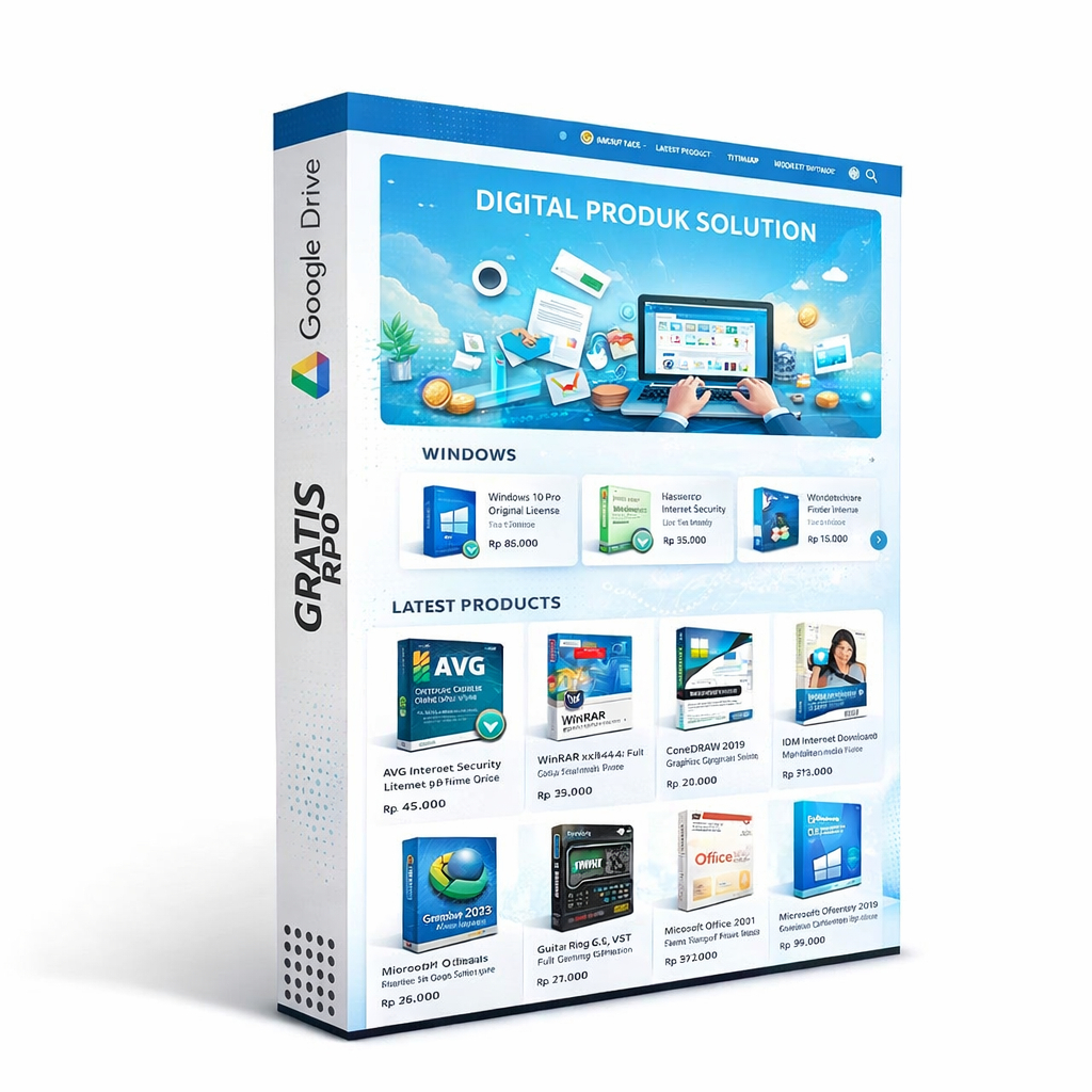Template Toko Online Blogspot Simple Fast-Loading Bisa Jualan Produk Digital