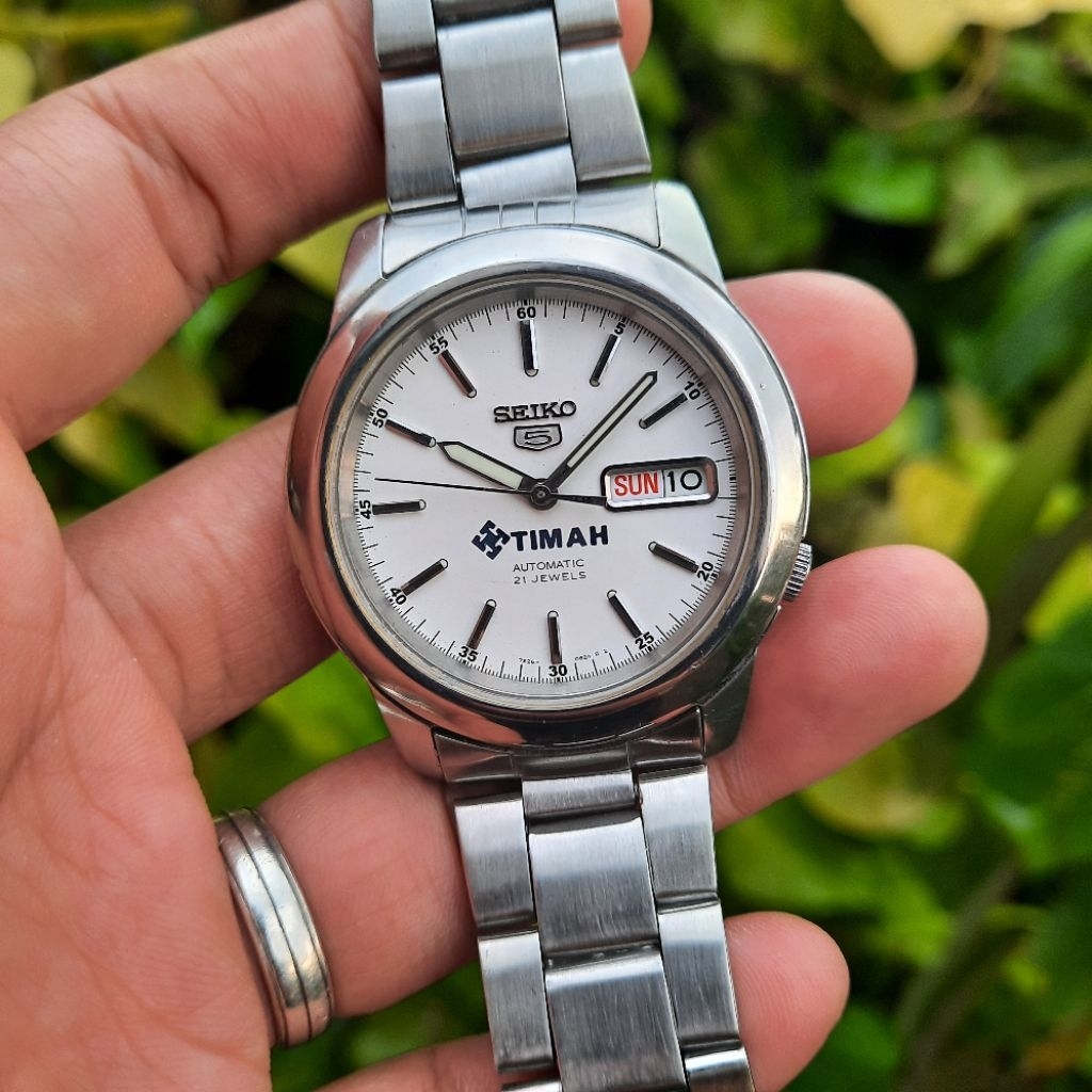 Seiko 5 Automatic SNKE49K1 White Putih SNKE49 7S26-02W0 PT. Timah