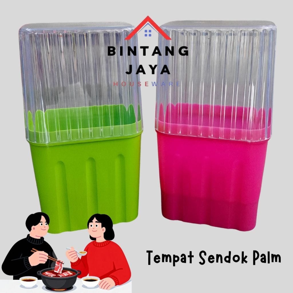 Tempat Sendok Tutup Plastik || Tempat Sendok Tutup Murah || Tempat Sendok Palm Tutup