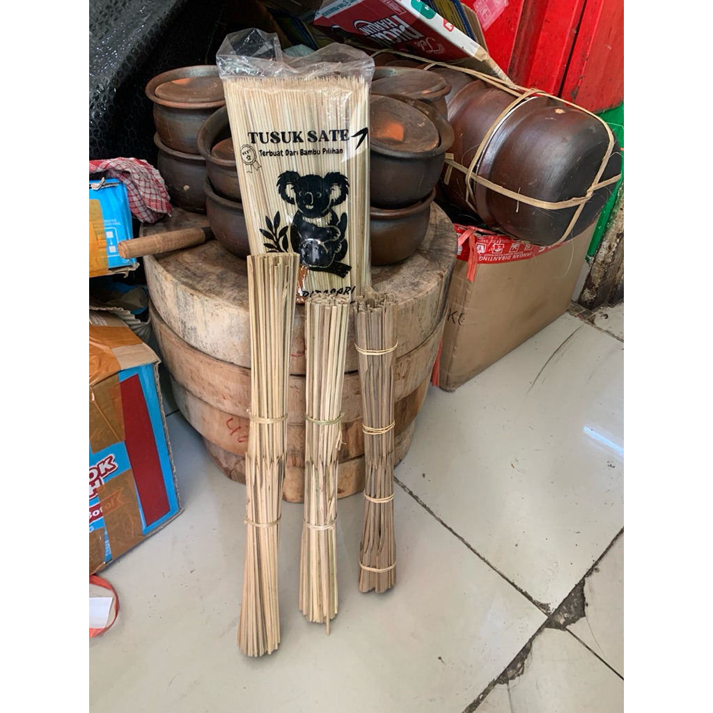 Tusuk Sate Bahan Bambu Premium