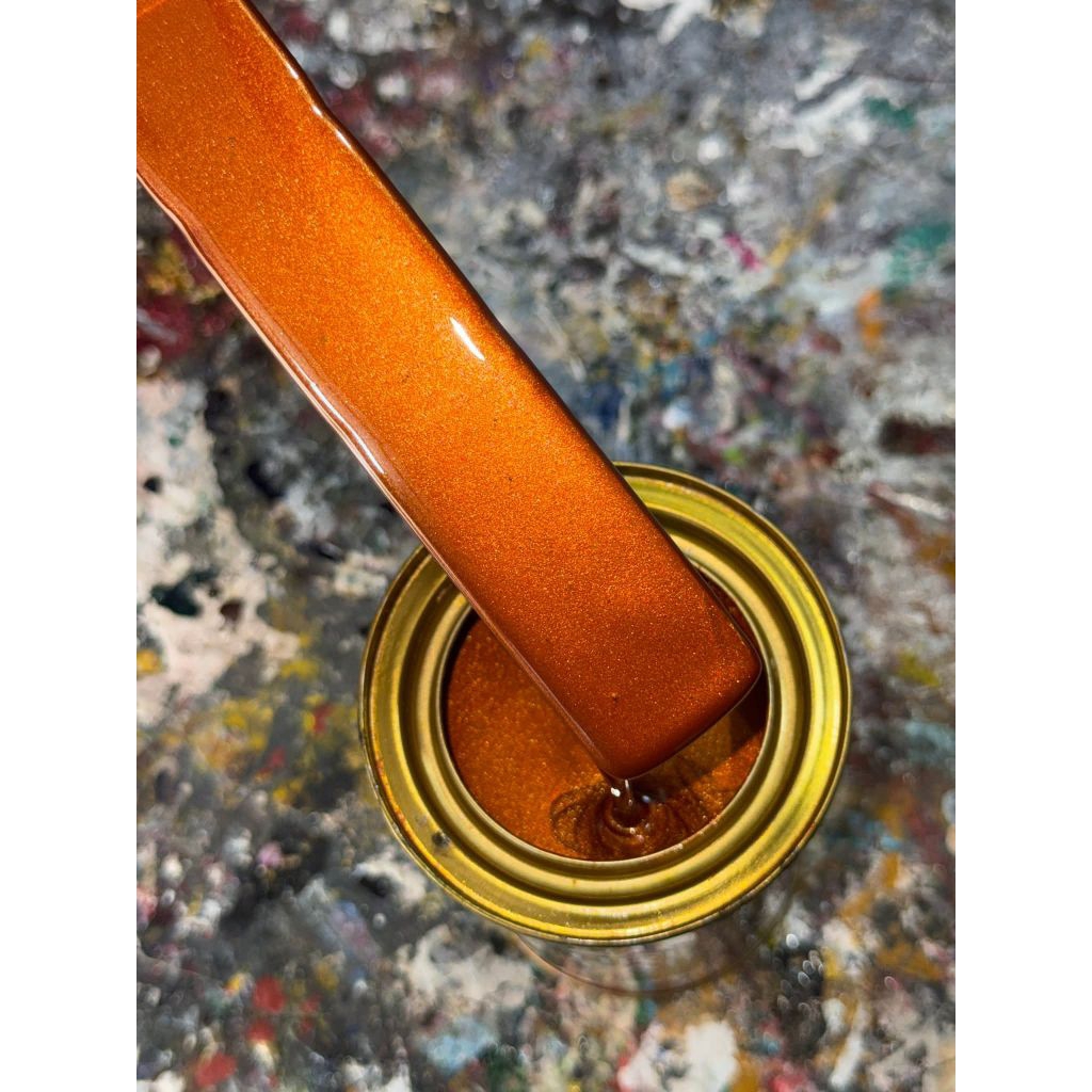 orange yellow metalic cat pu original 200mili polyurethane custom color cat motor cat mobil