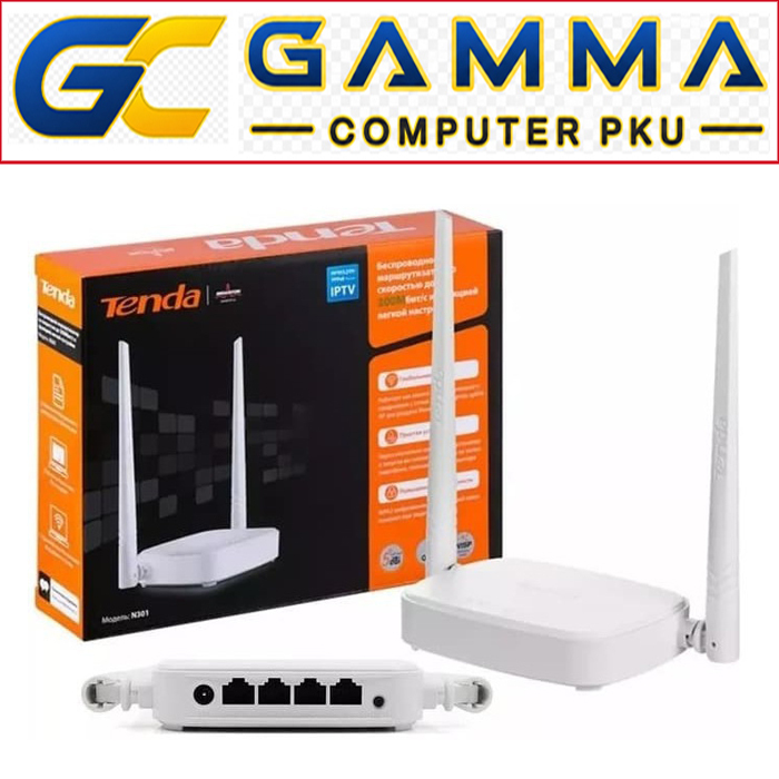 TENDA WIRELESS ROUTER N301 / 300MBPS WIRELESS ROUTER N301 TENDA