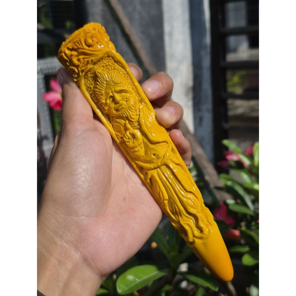 Once Pipa Serbuk Srigading Motif Ukir Unik Ukuran 15cm