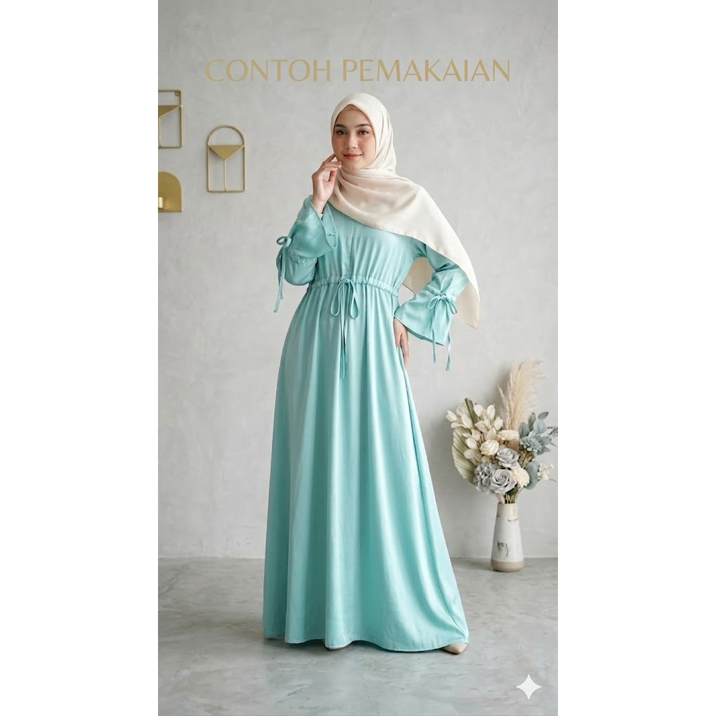 PRELOVED GAMIS MAYUNG WARNA MINT