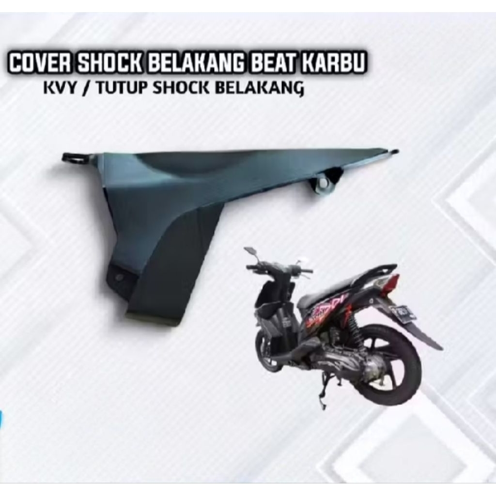 Cover Shock Belakang Honda Beat Karbu Tutup Shock Beat lama Tahun  2008 2009 2010  2011 2012