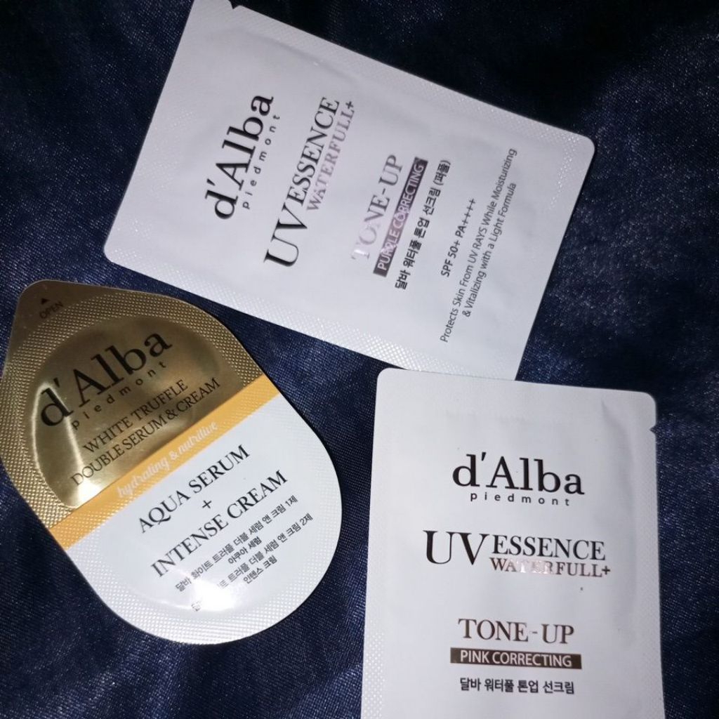 D'Alba Aqua Serum + Intensive Cream | D'alba Tone Up UV Essence Sunscreen Dalba