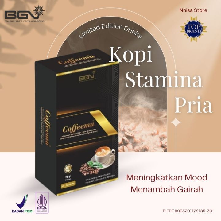 Kopi Coffeemu BGN Kopi Pria Dewasa Isi 5 sachet Original BPOM