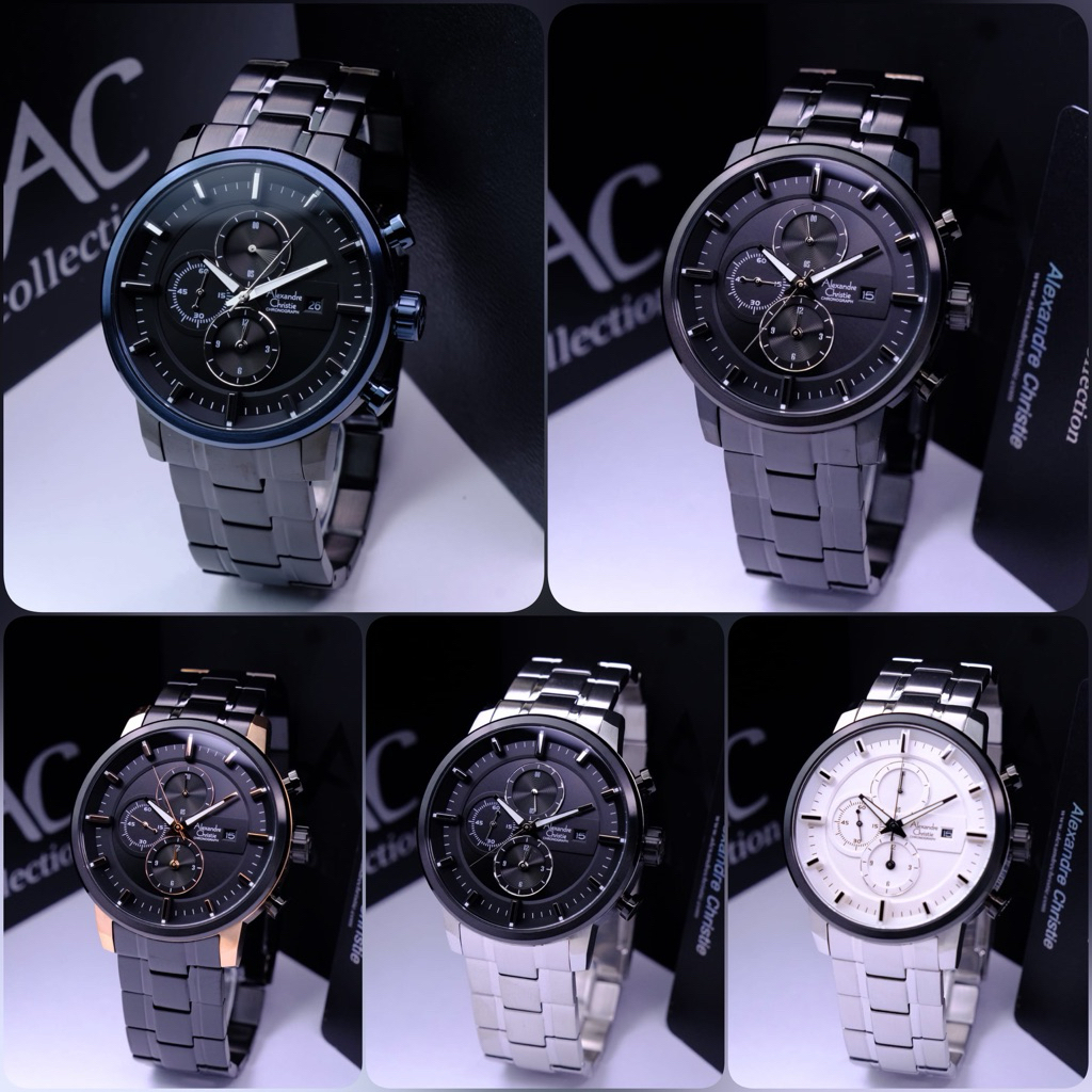 FREE BATRAI COD JAM TANGAN PRIA ALEXANDRE CHRISTIE AC 6323 / AC6323 / AC 6562 / AC 6658 ORIGINAL GAR
