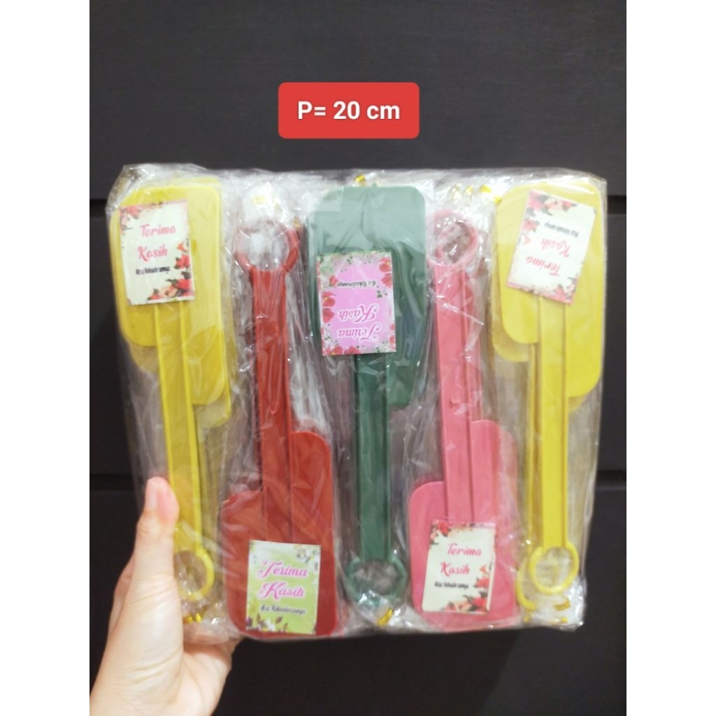 Souvenir pernikahan murah, 100 Souvenir Pernikahan Sodet Cabe Plastik, sovenir spatula - Kemasan Pla