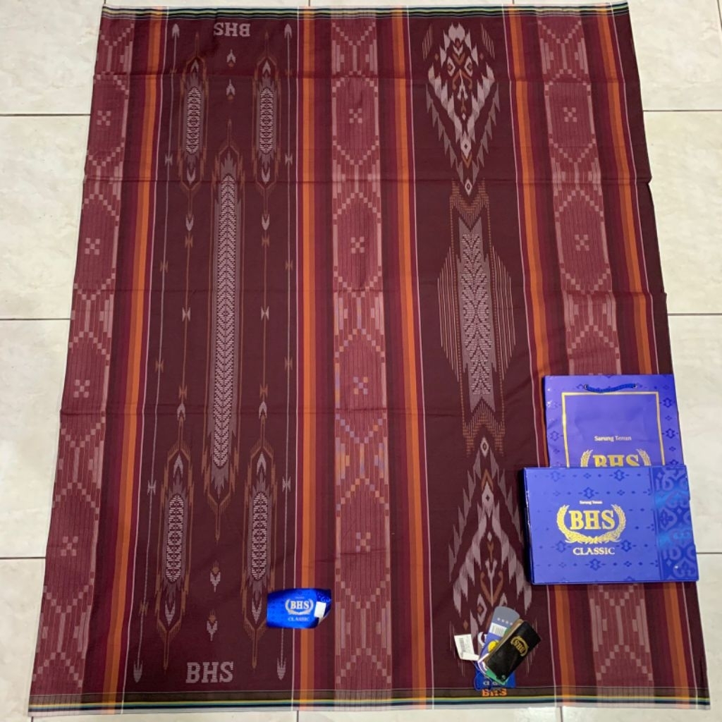 SARUNG TAPIH BHS CLASSIC/CLASIK/KLASIK GOLD C45 DKA SJJ + Paperbag