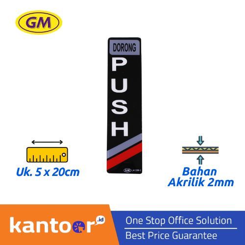GM LABEL PUSH LK-228 KECIL WARNA