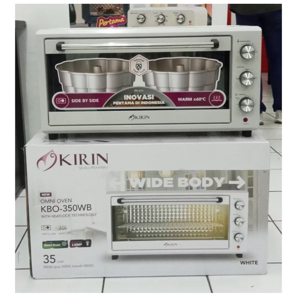 OVEN KIRIN KBO 350 - KIRIN OMNI OVEN 35 LITER - OVEN GANDENG KIRIN 35 LITER - OVEN LISTRIK KIRIN LOW
