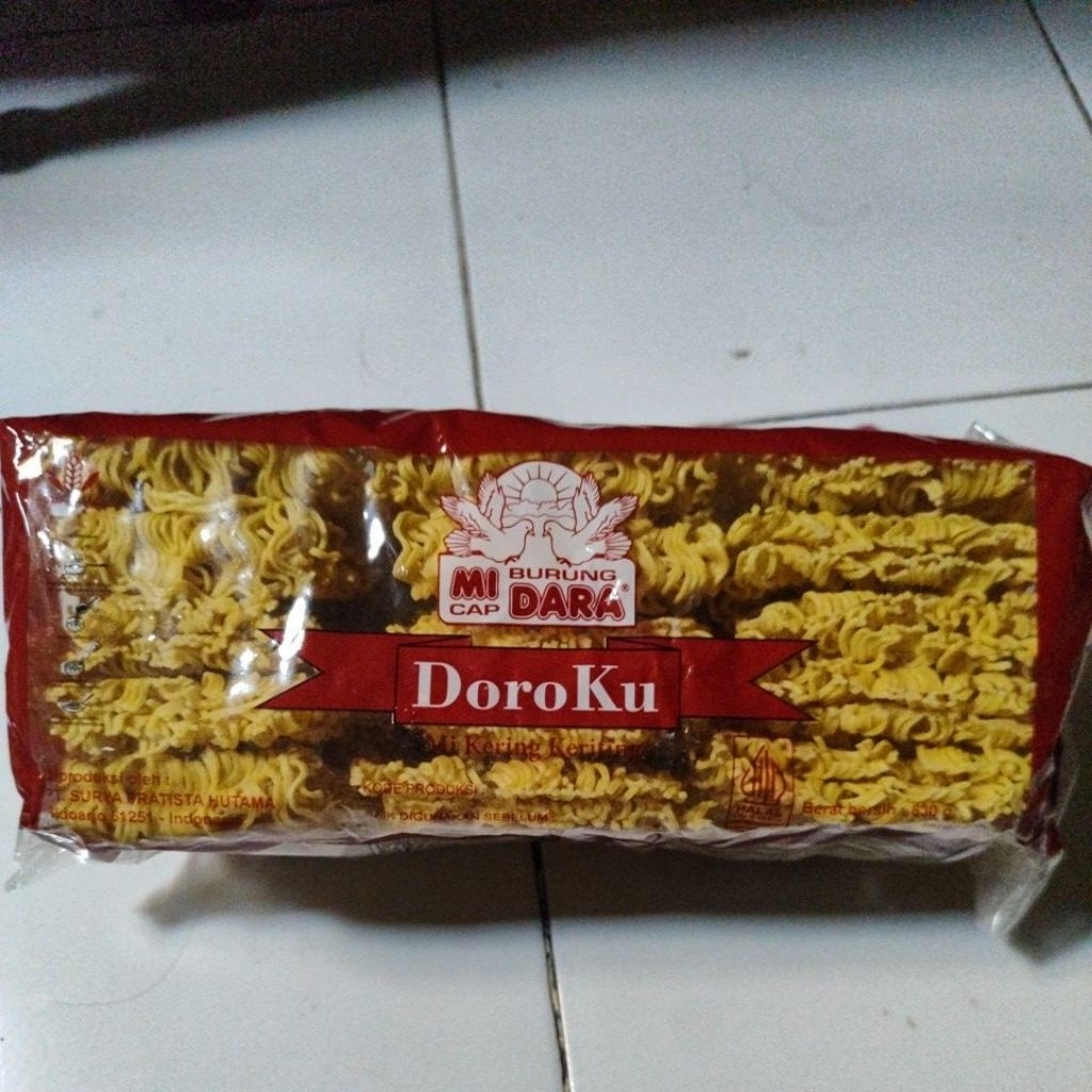 Mie Kering Gandum Doroku 600g - Cocok untuk Seblak, Mie Ayam, Cuangki, Mie Goreng