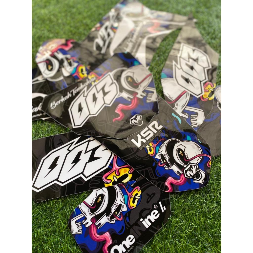 Decal CRFSuperglossy – Stiker Motor Trail Custom Desain Kekinian