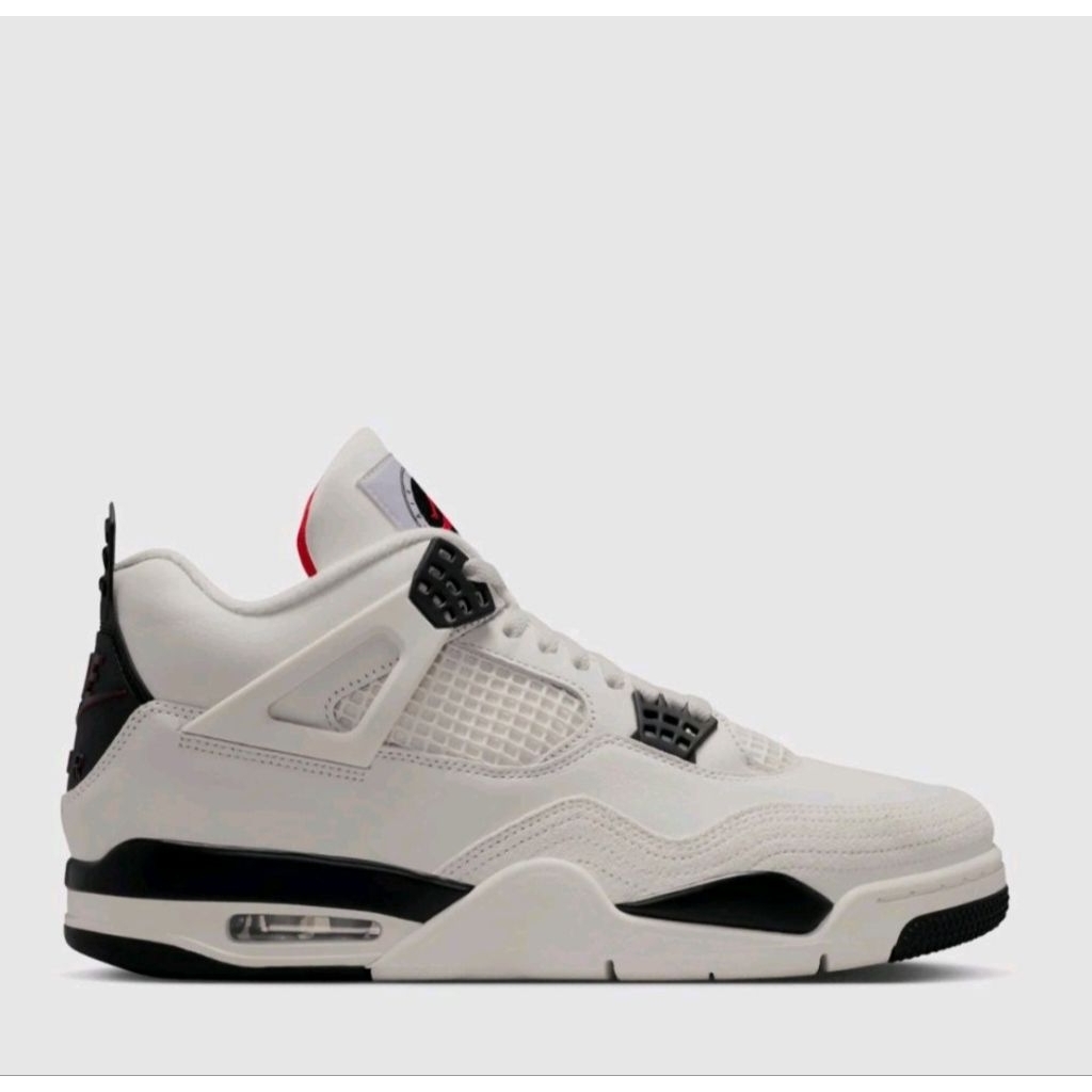 NIKE MEN'S SHOES - NIKE AIR JORDAN 4 RETRO OG FC - SAIL/BLACK-UNIVERSITY RED