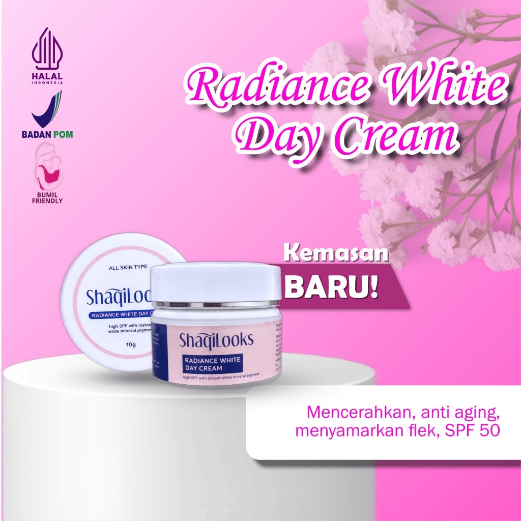 SHAQILOOKS RADIANCE WHITE DAY CREAM - Sunscreen Anti Aging SPF 50