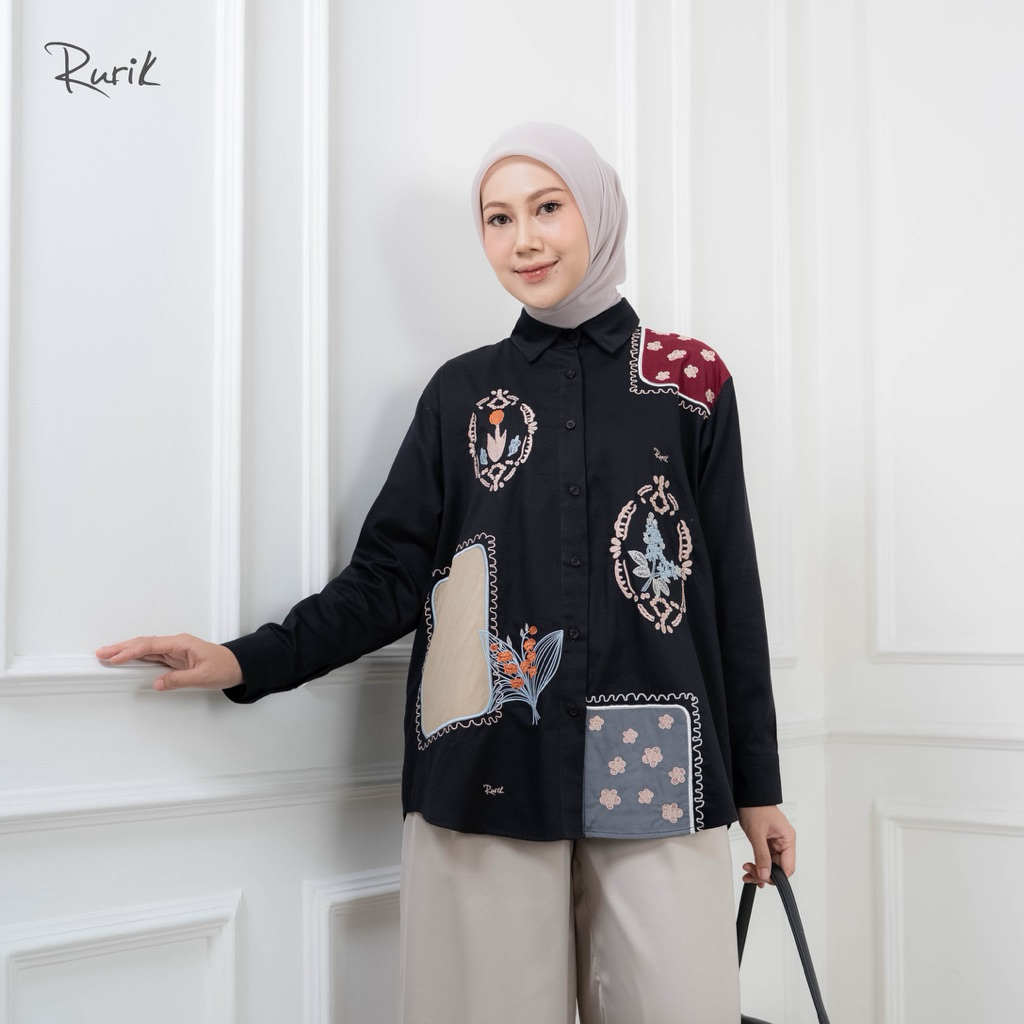 RURIK OFFICIAL - ZEYNA SHIRT - ATASAN WANITA - RURIK TERBARU ORIGINAL