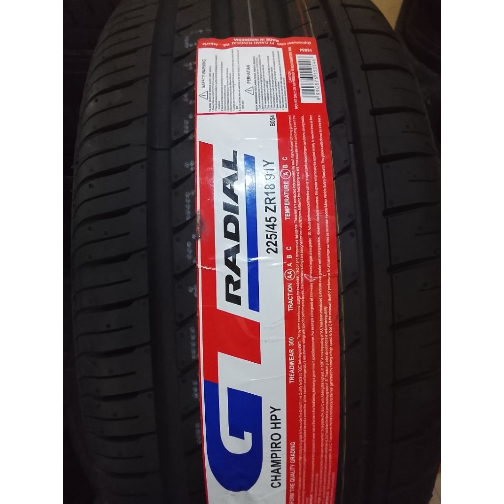 Ban Champiro HPY 225/45 R18 GT Radial