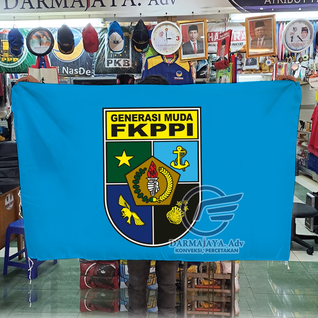 BENDERA FKPPI TERBARU UKURAN 100X150Cm, 90X135Cm, 80X120Cm DAN 60X90Cm