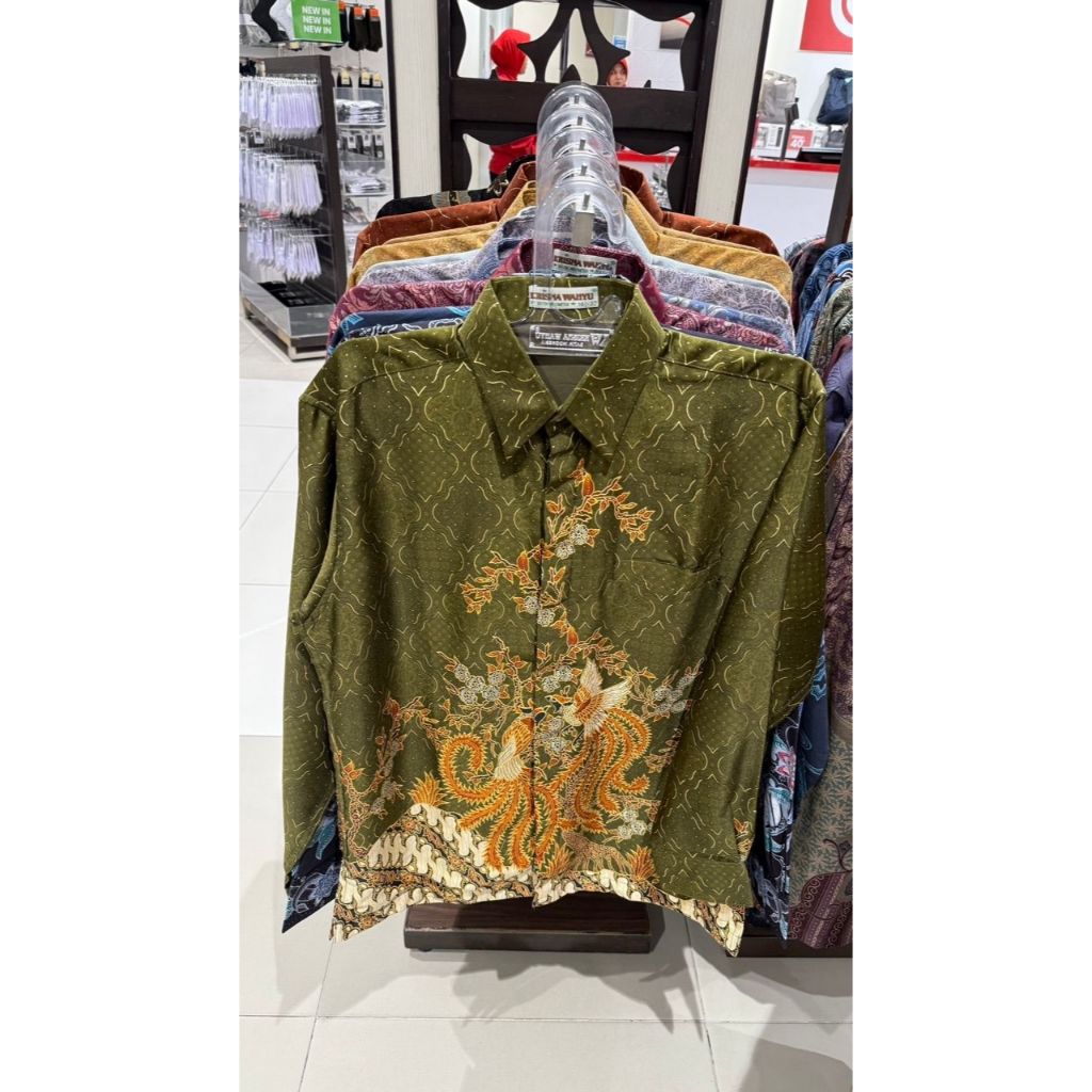 [Krisna Wahyu] Batik Pria Silky Prada Lengan Panjang