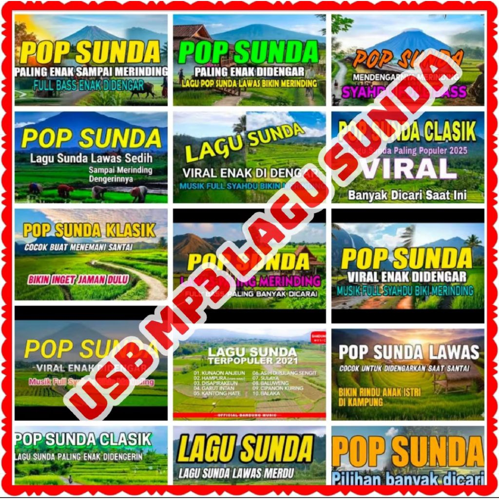 USB FLASHDISK ISI LAGU SUNDA-FLASHDISK ISI RIBUAN LAGU MP3 SUNDA-USB FLASHDISK ISI LAGU POP SUNDA