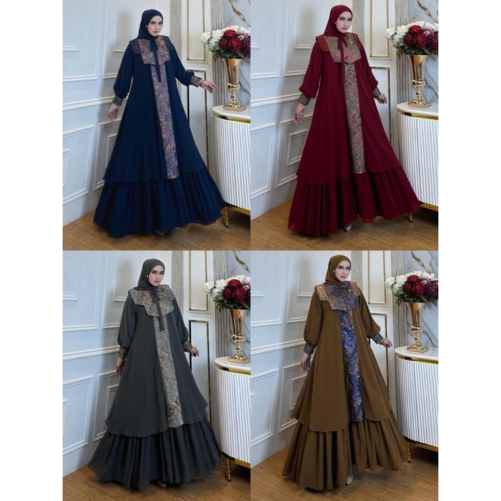 INAYA SET BY NINONA GAMIS DEWASA SET HIJAB