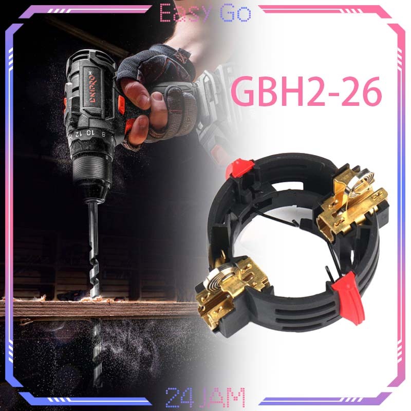 Carbon Brush Bor Listrik GBH2-26 Brush Holder Mesin Bor Rumah Carbon Brush Mesin Bor Rotary Hammer S