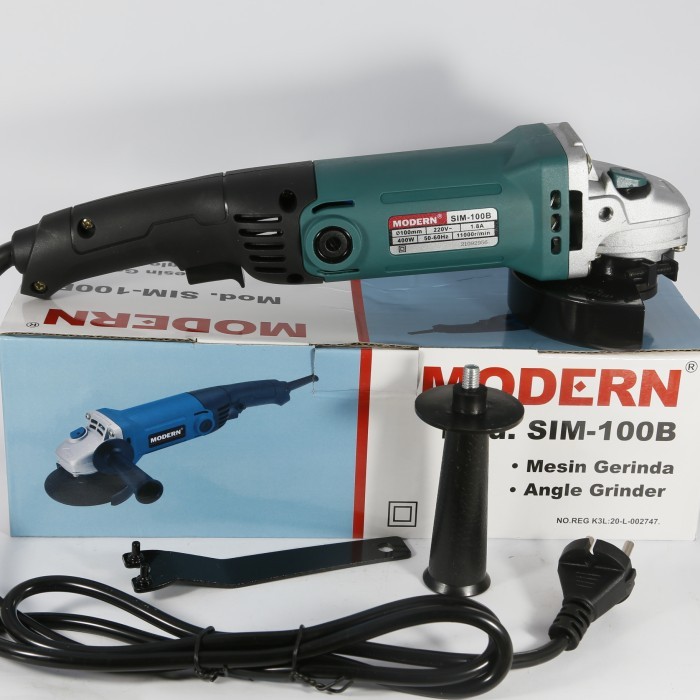 SAB mesin angle gurinda grinder modern sim100b kualitas bagus komplit set / MODERN SIM 100B Mesin Ge