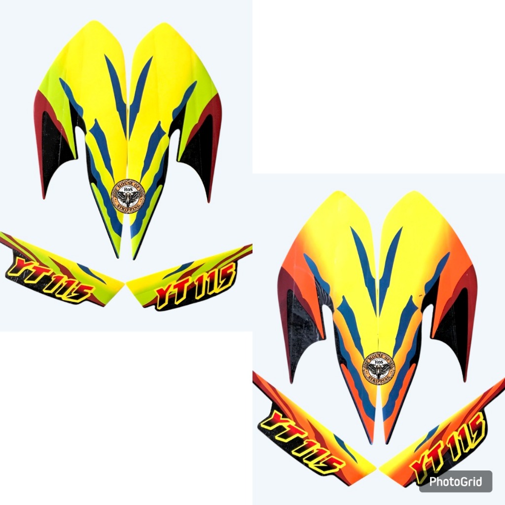 Stiker Striping Yamaha YT 115 1980