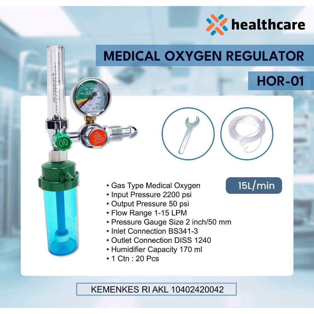 Regulator Oksigen / Manometer O2 - General Care