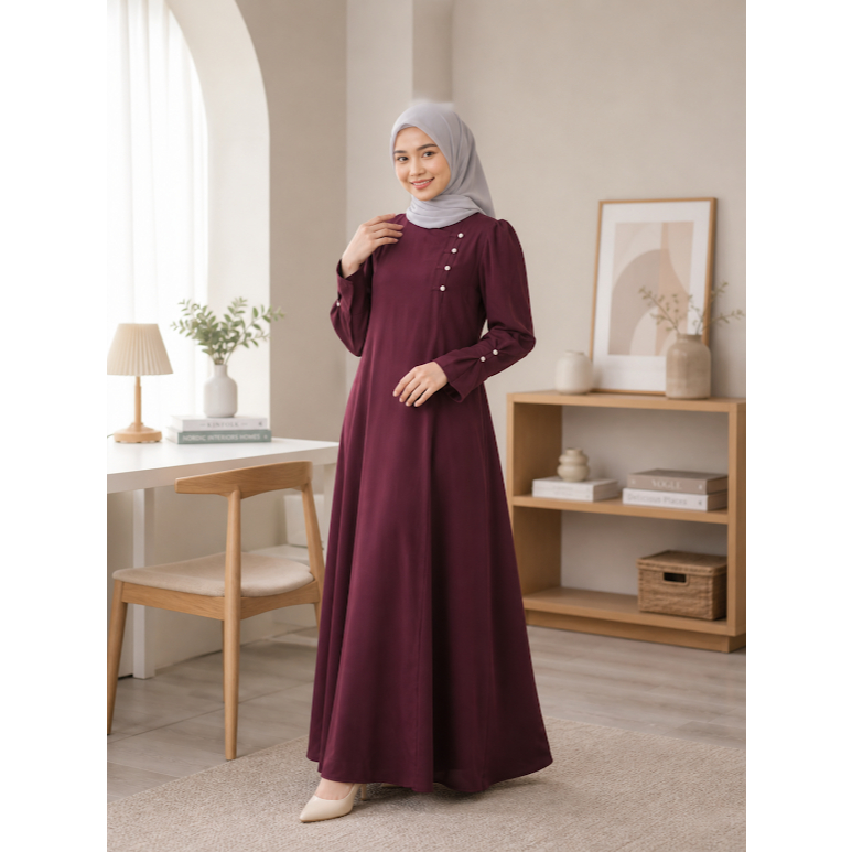 Gamis terbaru sabrina anti uv/gamis remaja/gamis terbaru