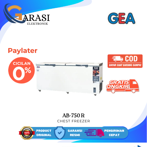 GEA AB-750R Chest Freezer Box AB 750 R Freezer Box Kapasitas 700 Liter